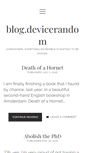 Mobile Screenshot of blog.devicerandom.org