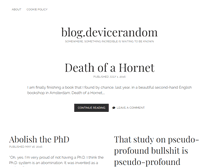 Tablet Screenshot of blog.devicerandom.org